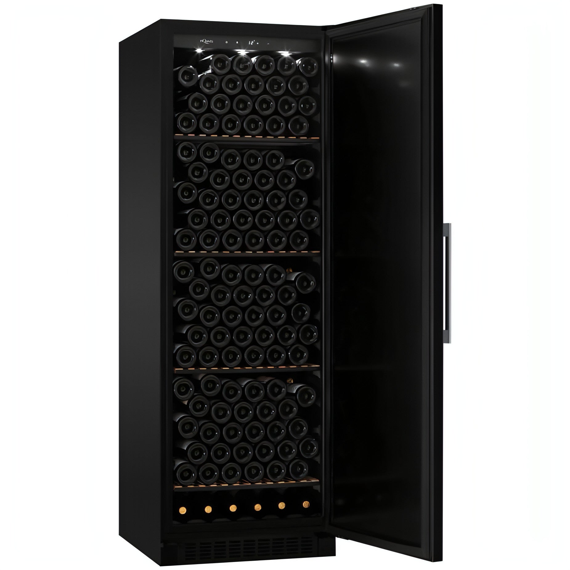 mQuvée WineStore 226 - 226 Bottles - Wine Cabinet -Solid Black