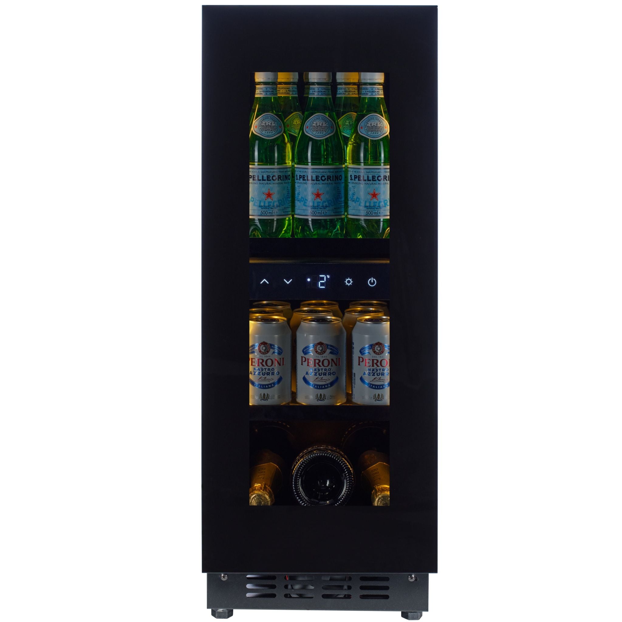 CELLA - Push2open - 51L Undercounter Drinks Fridge - Single Zone - BV18B-TO