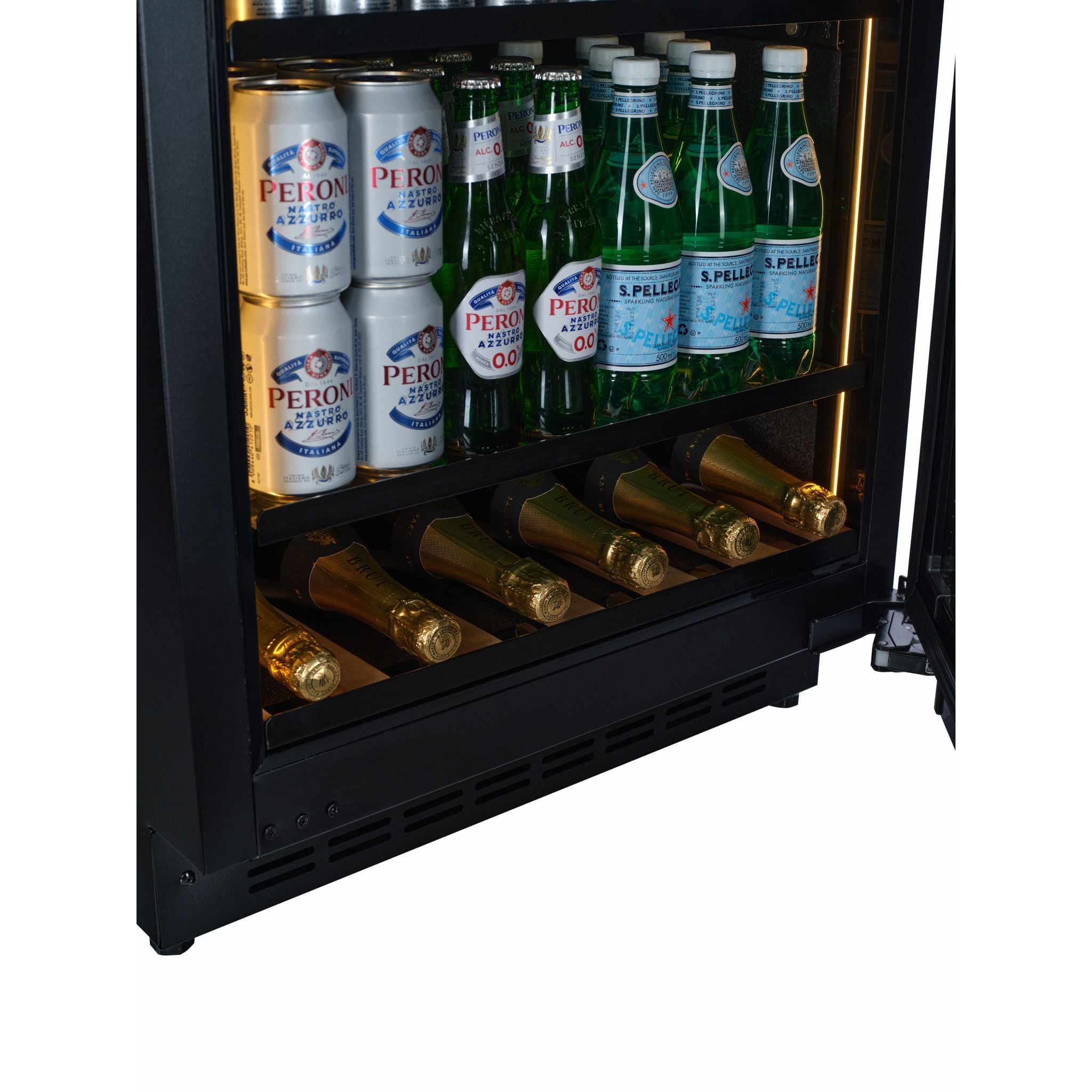 CELLA - Undercounter Drinks Fridge - Handleless / Push To Open - BV34B-TO