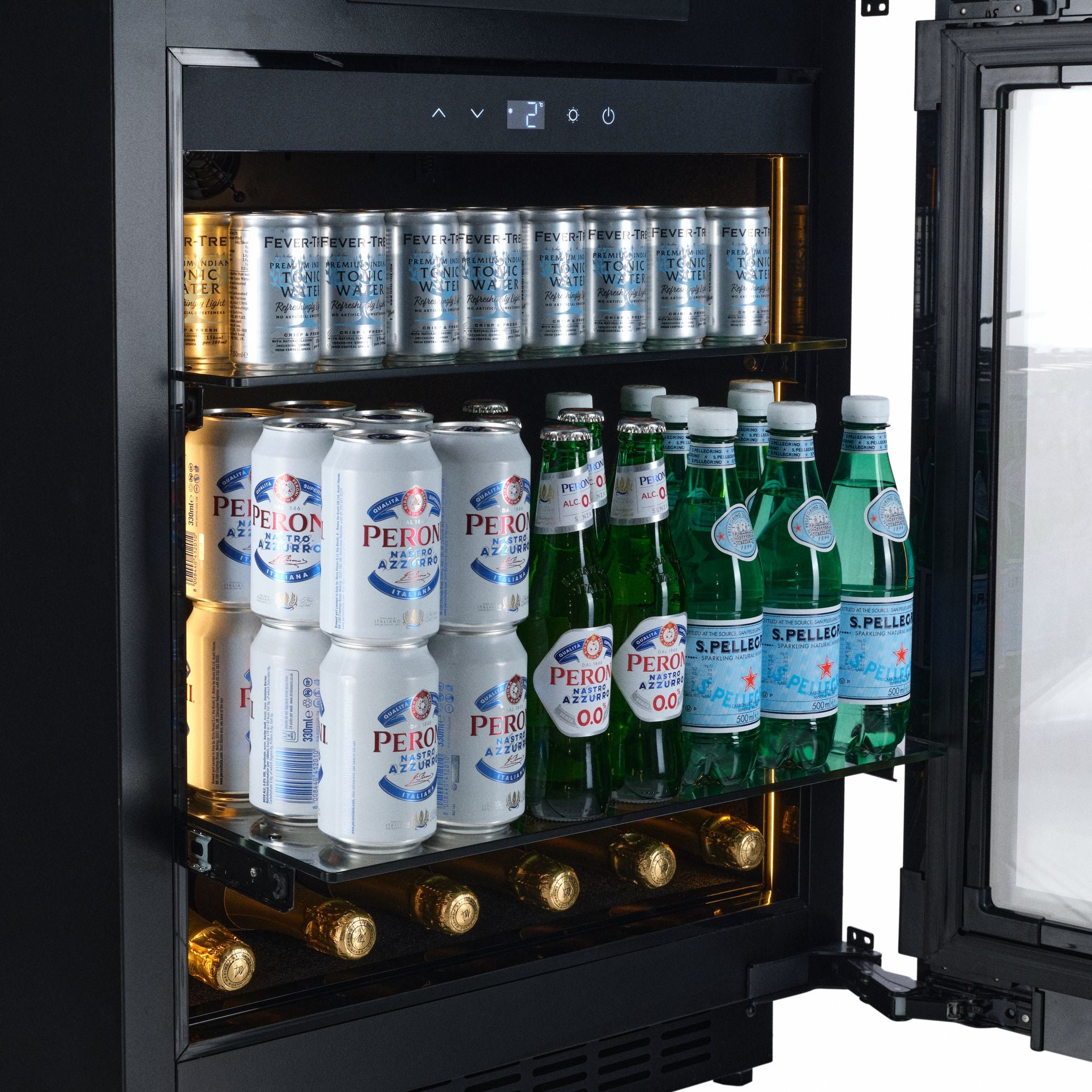 CELLA - 600mm - 118L Undercounter Drinks Fridge - BV34-SSH - Stainless