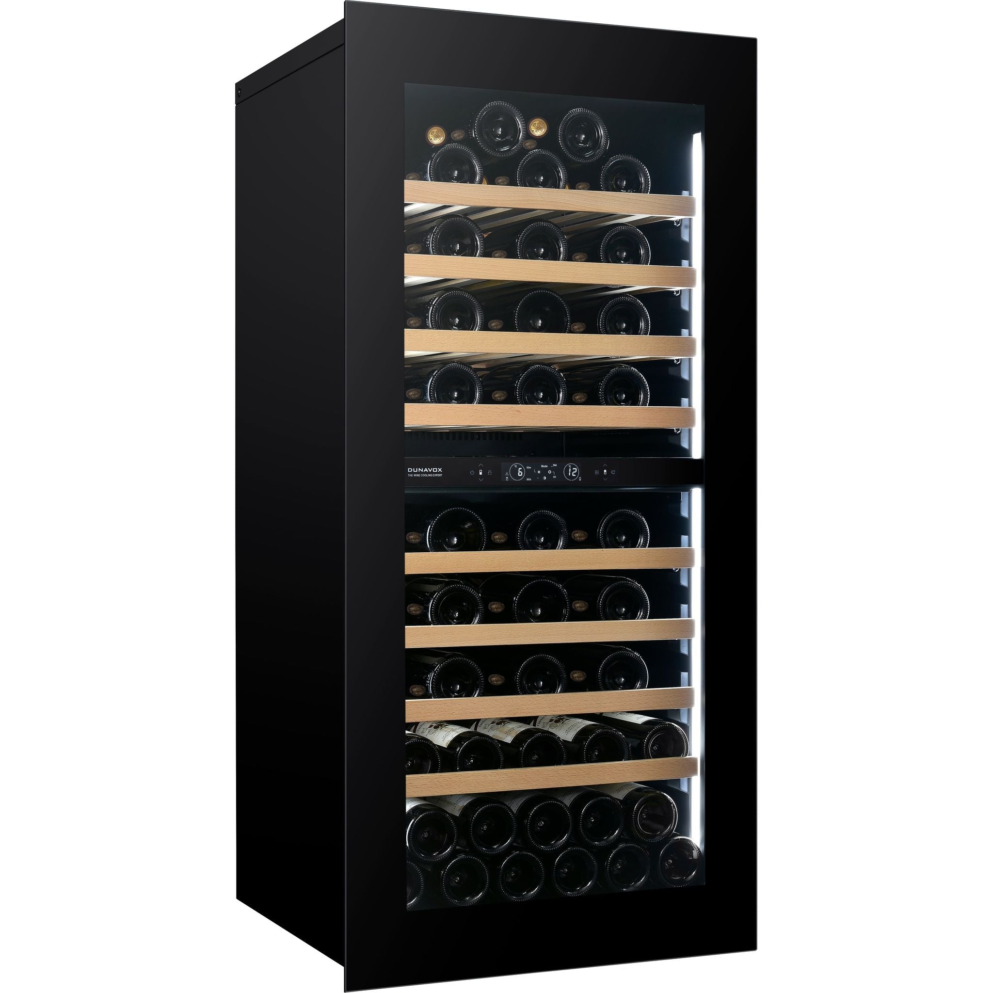 Dunavox Horizon-70.TO - Dual Zone 70 Bottle - Integrated Wine Cooler - DVH-70.185DB.TO