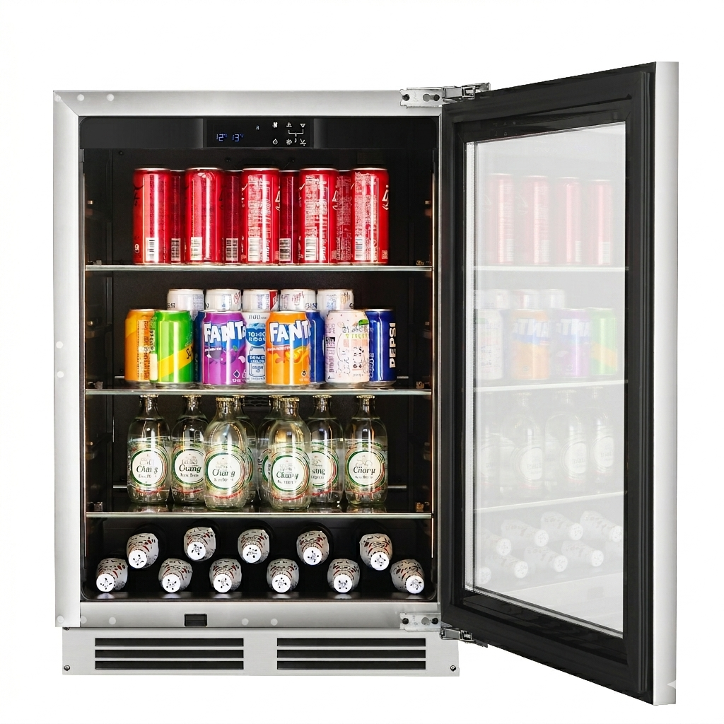 CELLA - Outdoor Panel Ready - Beverage Cooler - EXT-149-VIDRIO