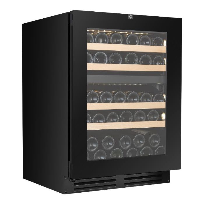 Dunavox FLOW-39.TO Handleless - 600mm - 39 Bottle - Undercounter Wine Fridge - DAUF-39.119DB.TO