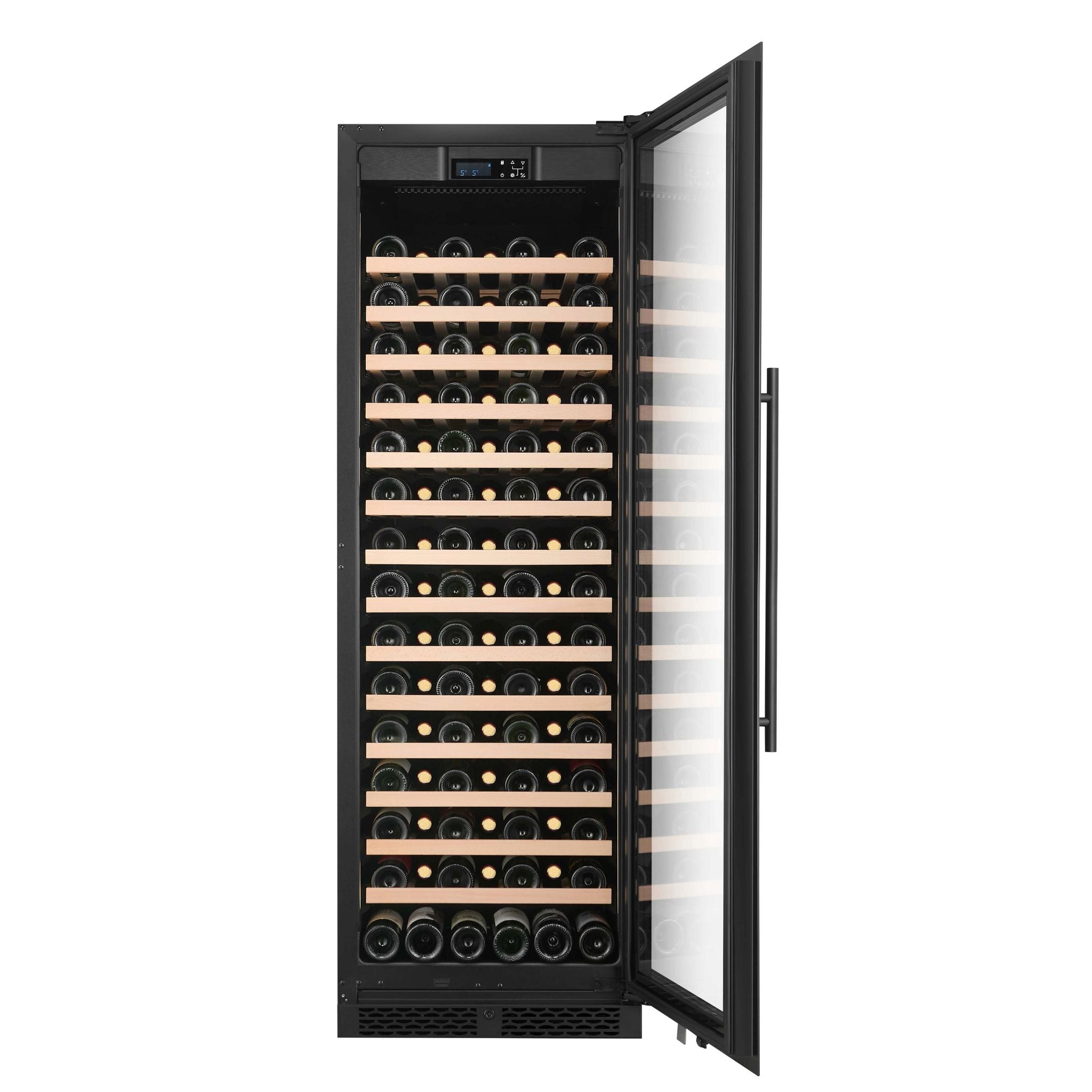 CELLA - 110 bottle Single Zone Wine cooler - FWS122S-BLACK