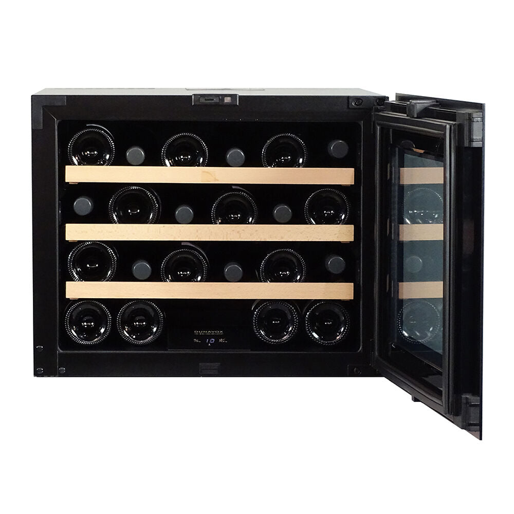 Dunavox Joy-24 - Single Zone - 24 Bottle - Integrated Wine Cooler - DXJ-24.51B