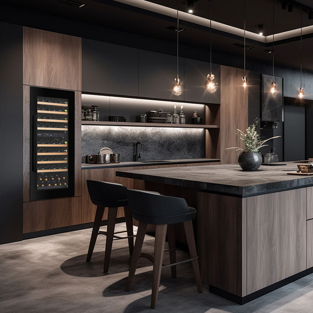 Dunavox Joy-65 - Dual Zone - 65 Bottle - Integrated Wine Cooler - DXJ-65.154DB