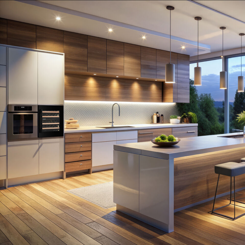 Dunavox Joy-26 - Dual Zone - 26 Bottle - Integrated Wine Cooler - DXJ-26.69DB