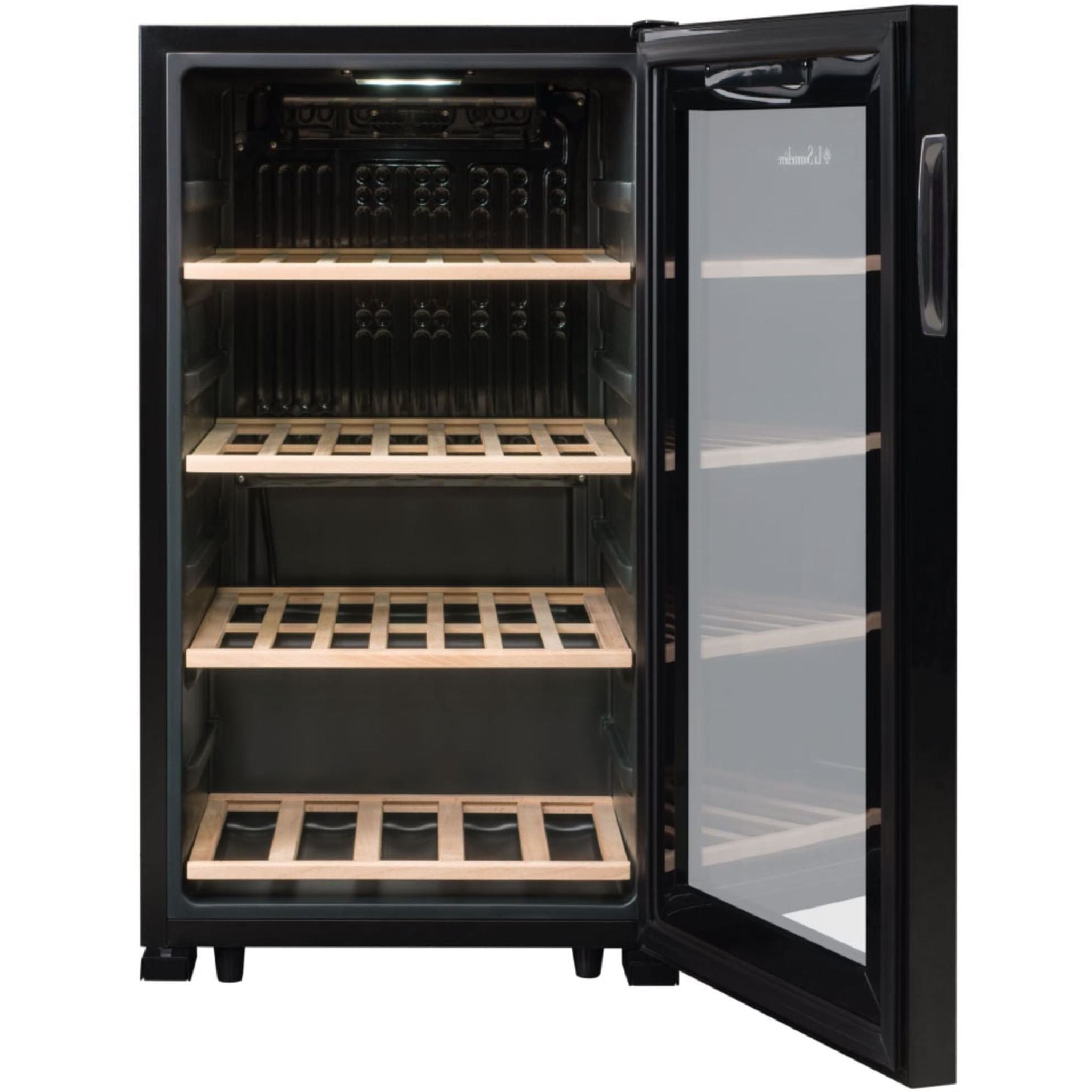 La Sommeliere - 52 Bottle - Freestanding Wine Fridge - LS52BLACK