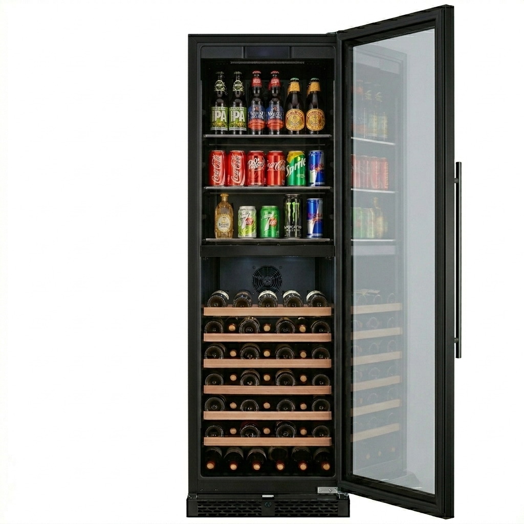 ClimaVin - Noir157 - 53 Bottle / 126 Can - Dual Zone Beverage Centre - Built in or Freestanding