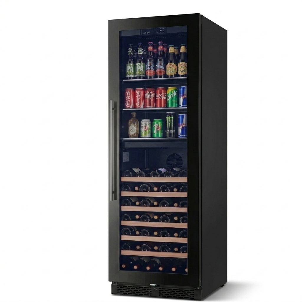 ClimaVin - Noir157 - 53 Bottle / 126 Can - Dual Zone Beverage Centre - Built in or Freestanding