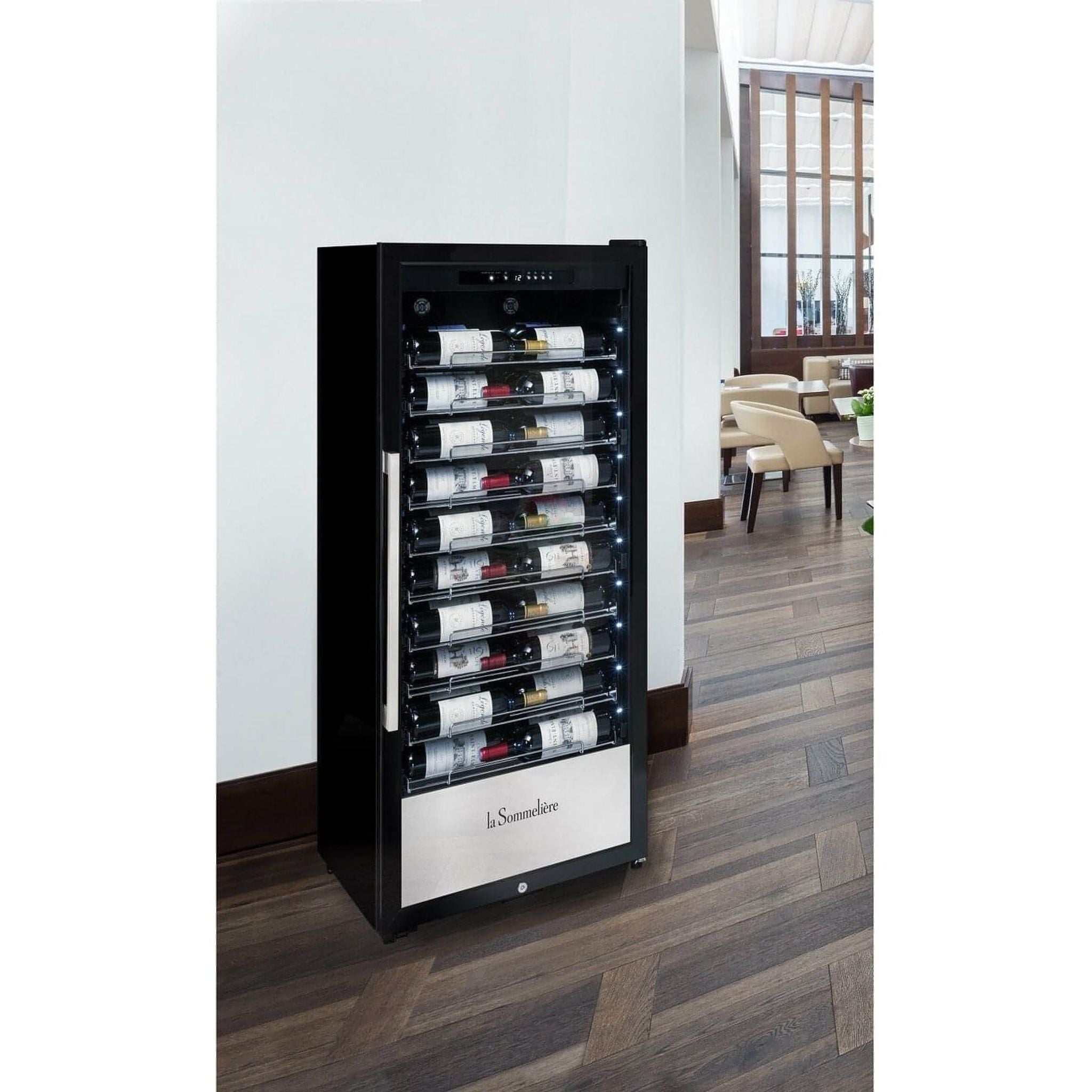 La Sommeliere - 107 Bottle Freestanding Single Zone Wine Cabinet PRO110
