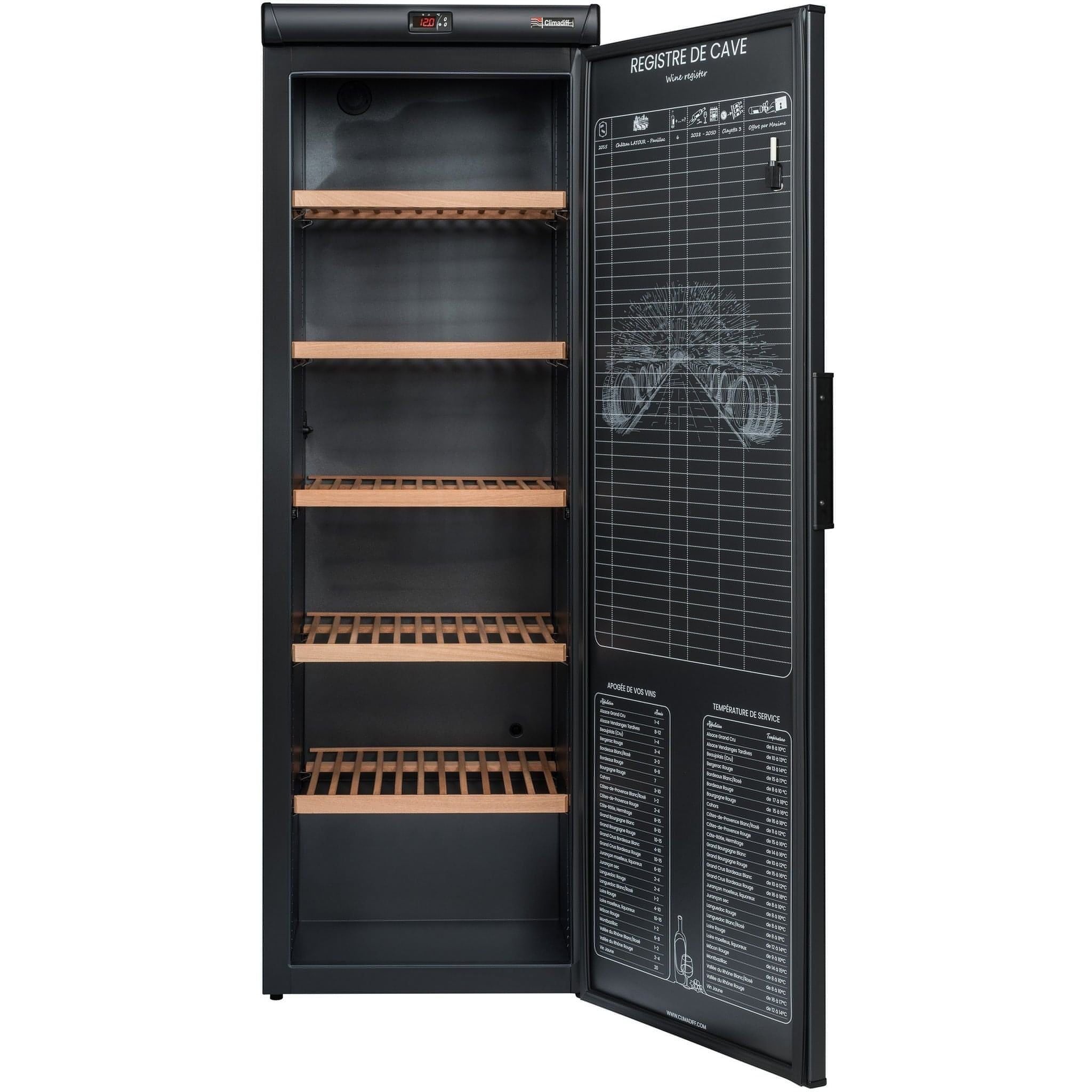 Climadiff - 264 Bottle Ageing Wine Cabinet RESERVE 275