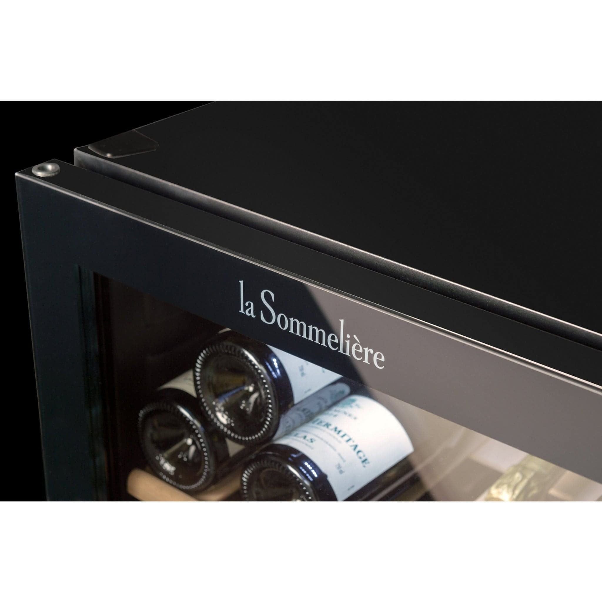 La Sommeliere - 91 Bottle Freestanding Dual Zone Wine Fridge SLS90DZ
