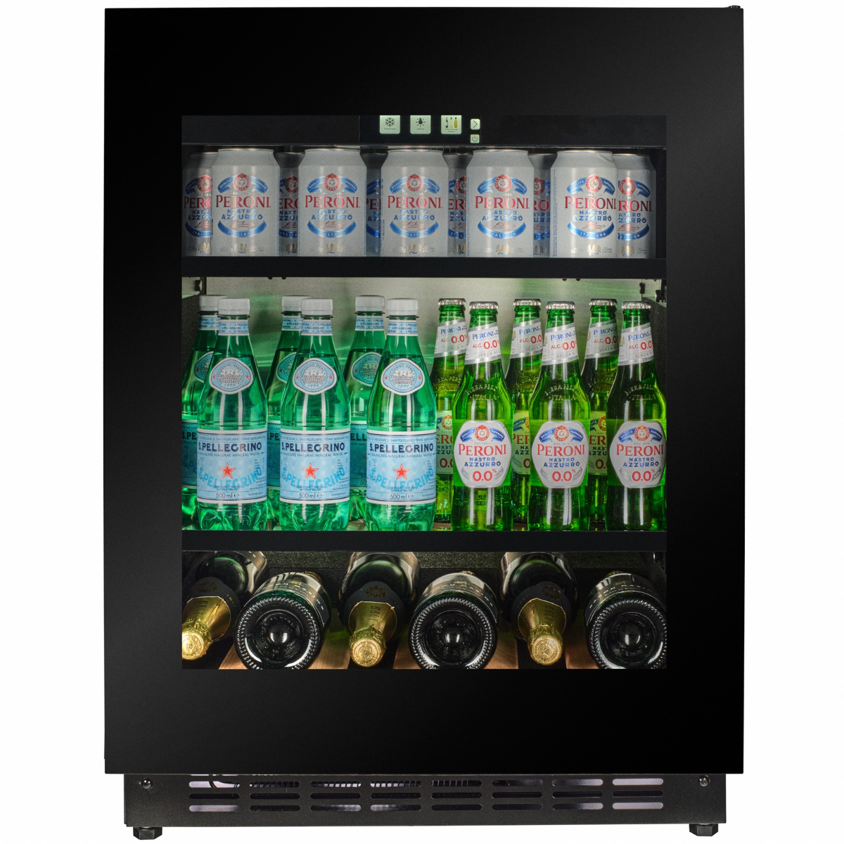 CELLA - Fully Integrated Drinks Fridge - Handleless / Push To Open - TFT-BV34B-TO