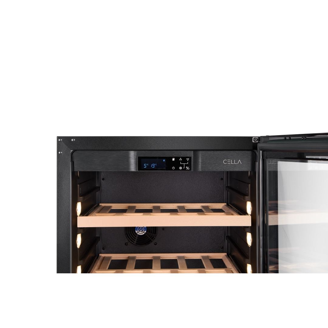 CELLA - 315 Bottle - Wine Fridge Combination - WFS163SD-BLACK