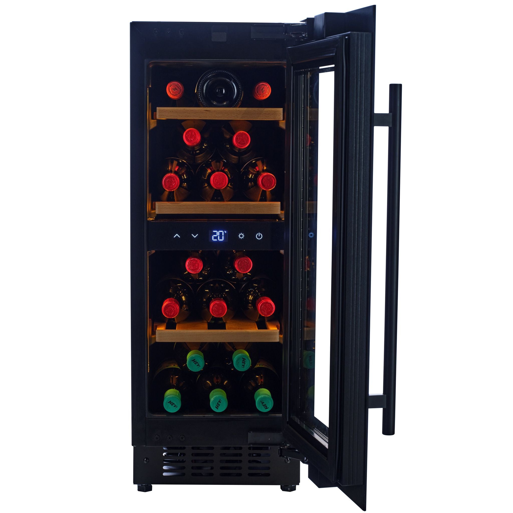 CELLA - 300mm - Undercounter Wine Cooler - Single Zone - W18S-BH