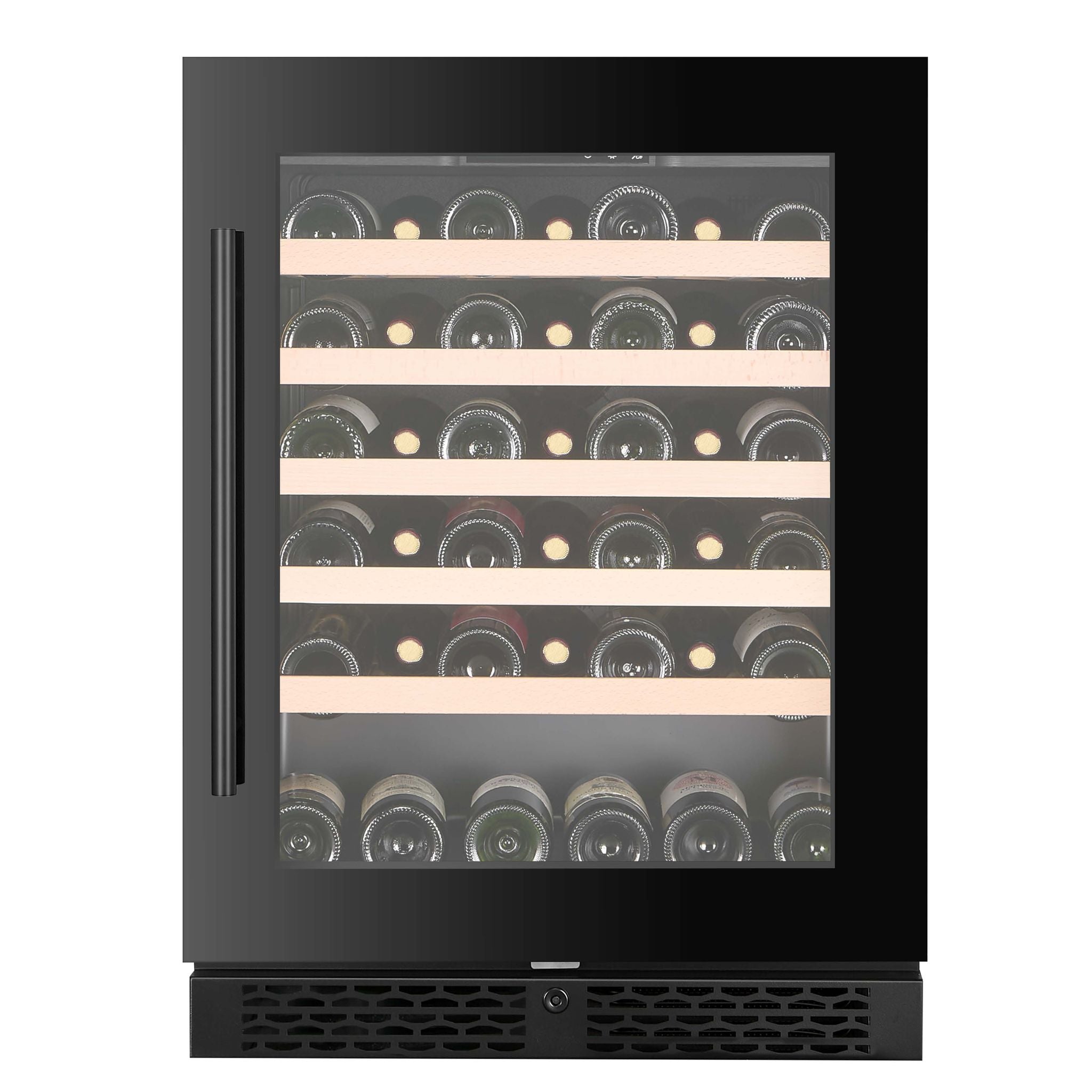 CELLA - 46 bottle Single Zone Wine cooler - W46S-BLACK