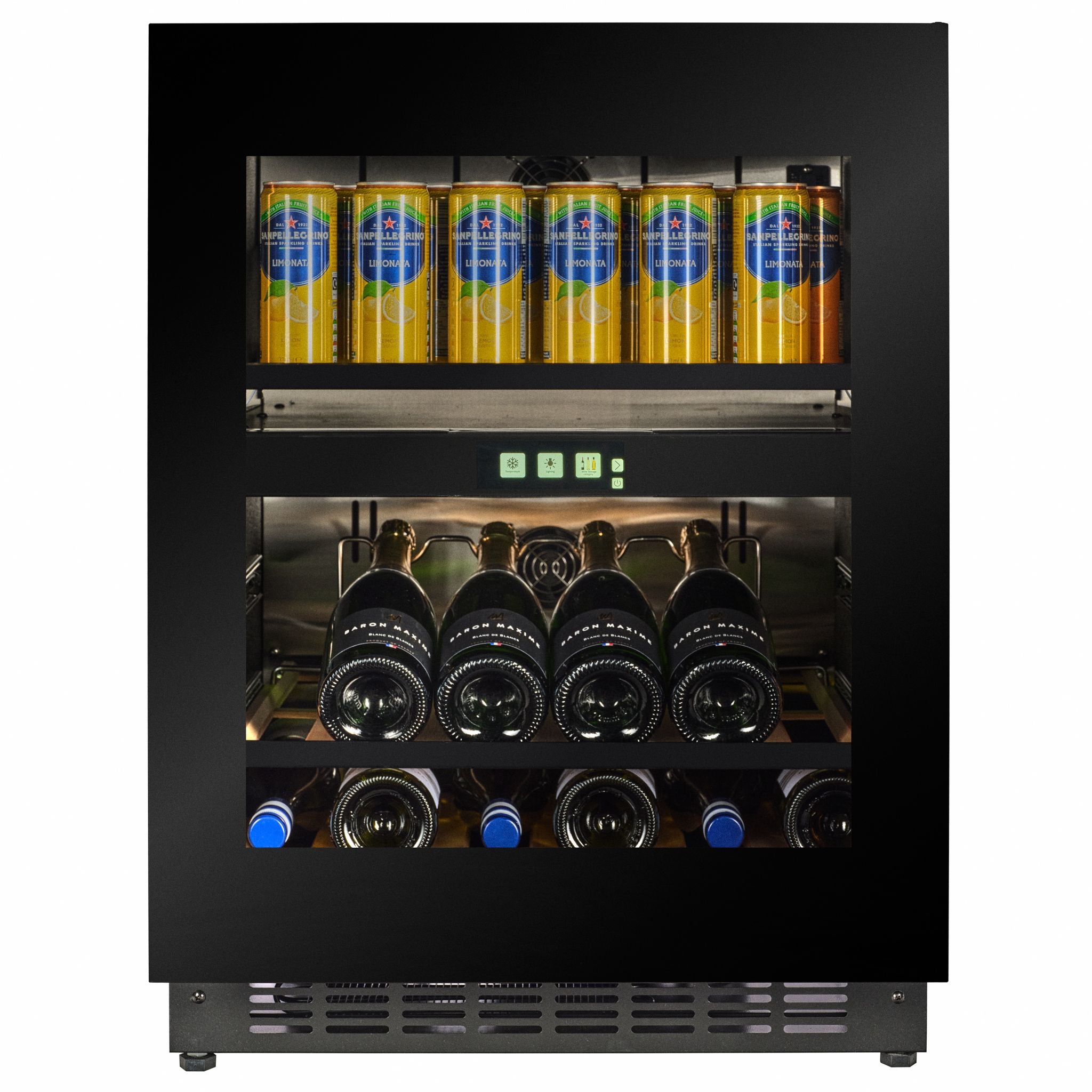 CELLA Beverage Centre (Wine & Beverage) - 600mm Handleless - Undercounter - WBV36B-TO
