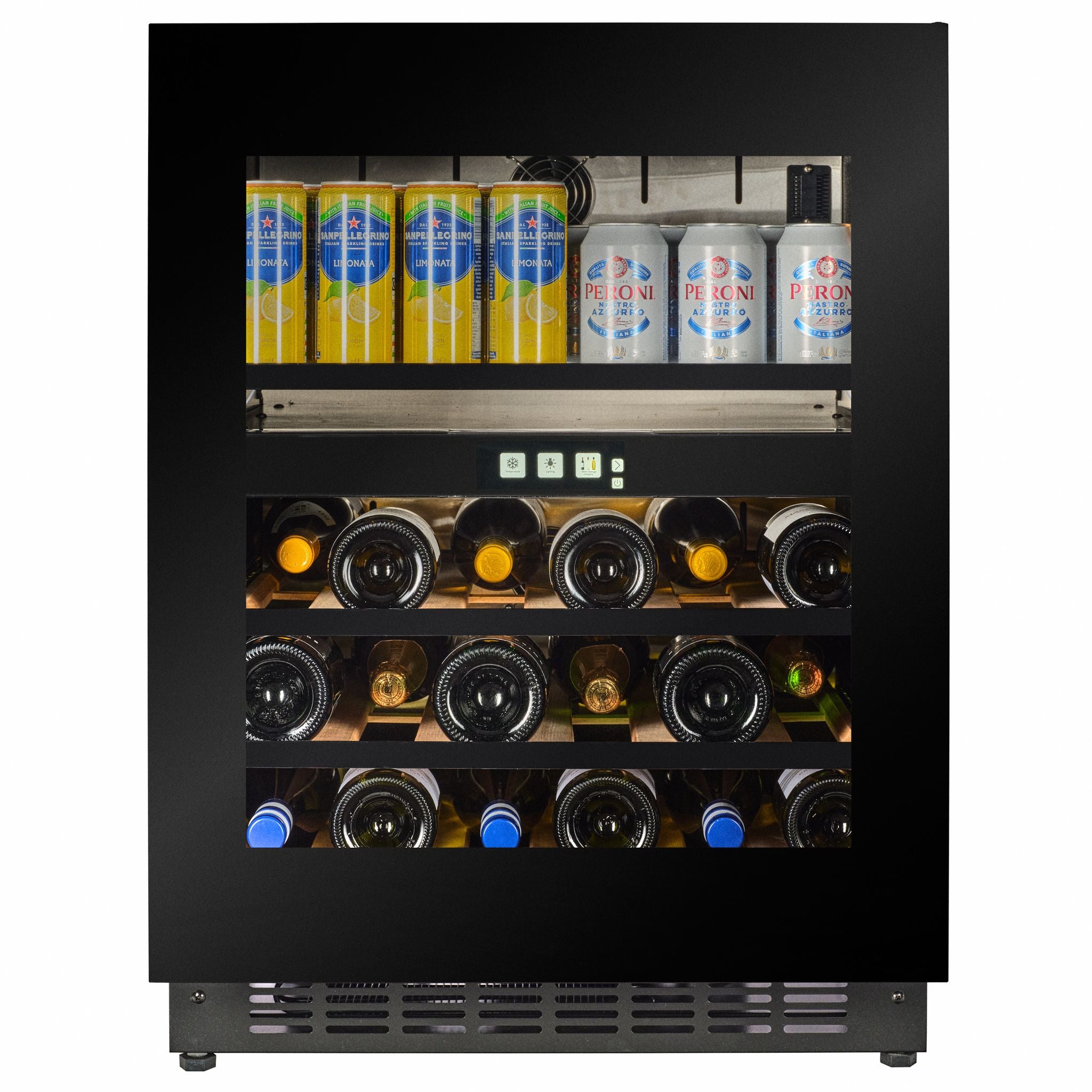 CELLA Beverage Centre (Wine & Beverage) - 600mm Handleless - Undercounter - WBV36B-TO