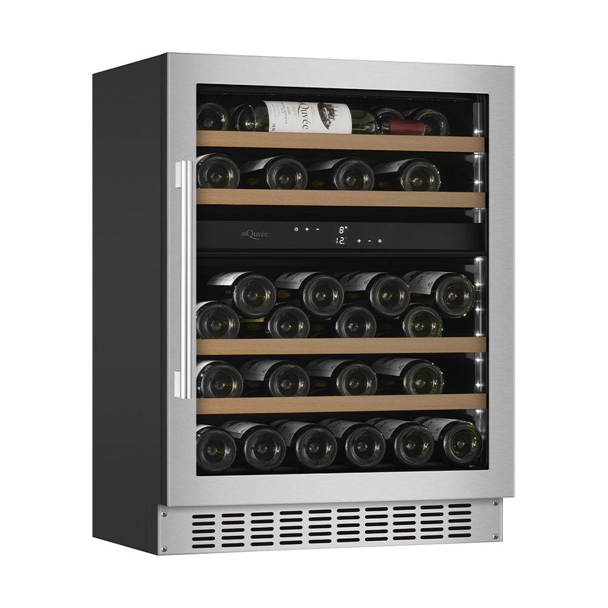 mQuvée - 600mm - Undercounter Wine Fridge - WineCave 700 60D Stainless