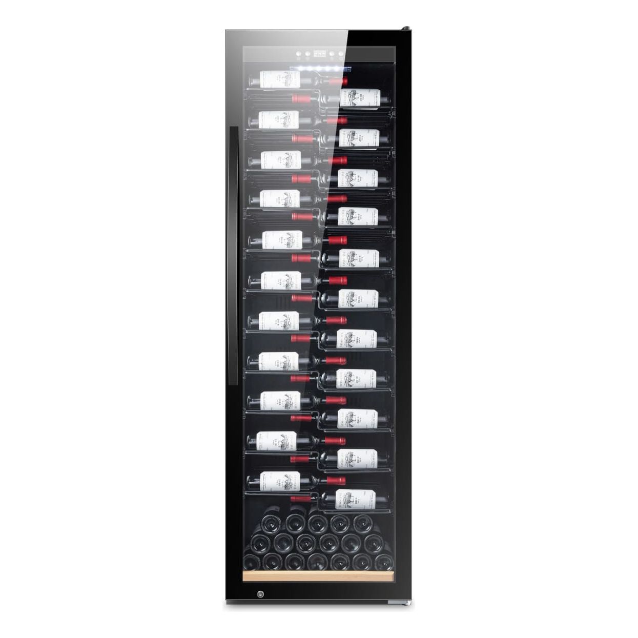 mQuvée - Wine Expert 192 - Freestanding Wine Cooler - Fullglass Black Label View