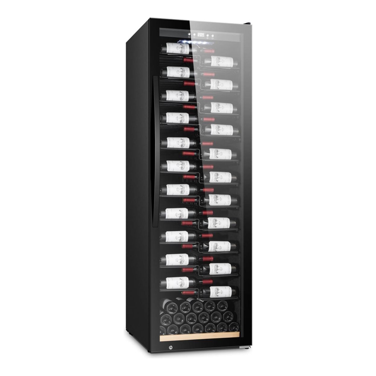 mQuvée - Wine Expert 192 - Freestanding Wine Cooler - Fullglass Black Label View