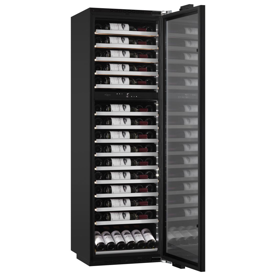 mQuvée - Fully Integrated Wine Cooler - WineKeeper Exclusive 112D Panel Ready - Push/Pull