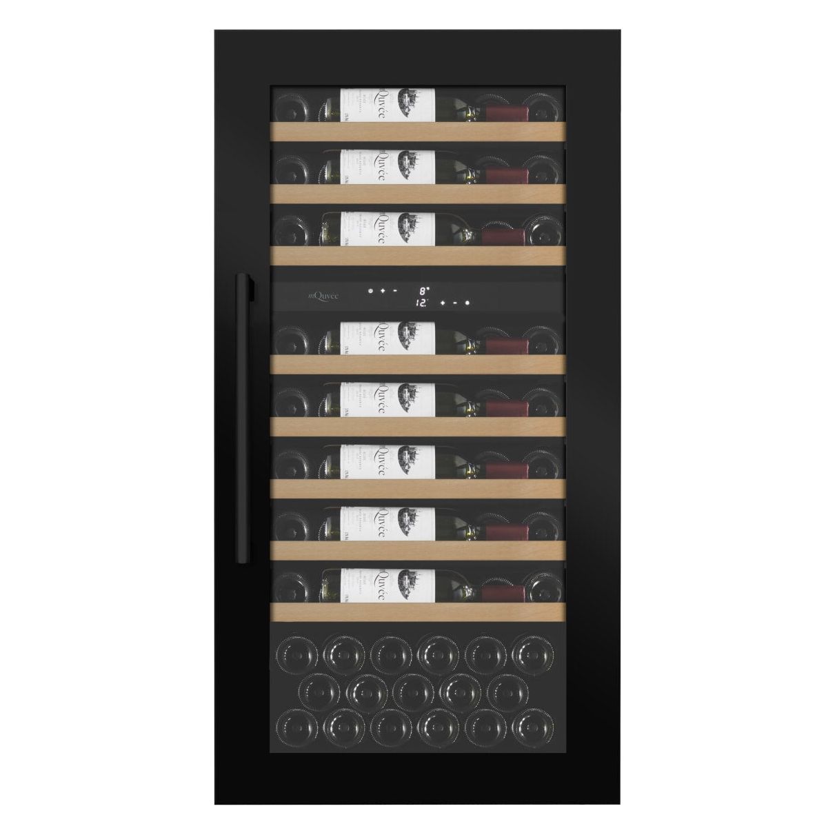 mQuvée - Integrated Wine Cooler - WineKeeper 70D Anthracite Black