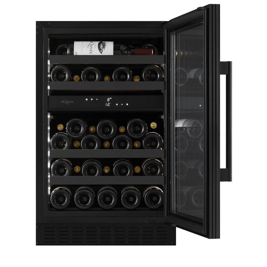 mQuvée - 500mm - Undercounter - WineCave 700 50D All Black