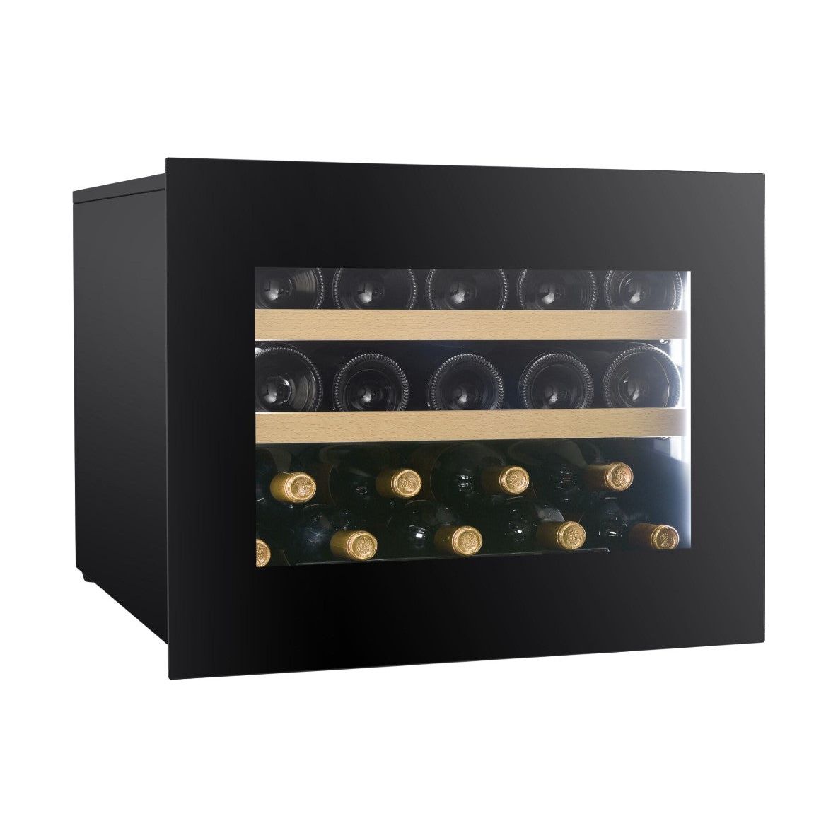 Dunavox Noble-19.TO - 19 Bottle - Handleless Integrated Wine Cooler - DVN-19.50B.TO
