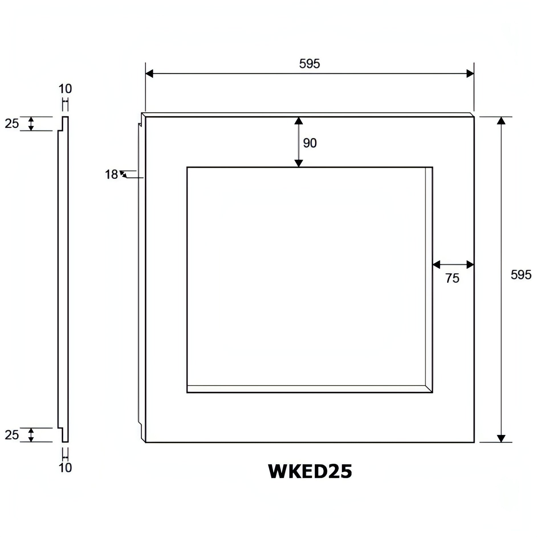 mQuvée - Fully Integrated Wine Cooler - WineKeeper 25D Panel Ready - Push/Pull