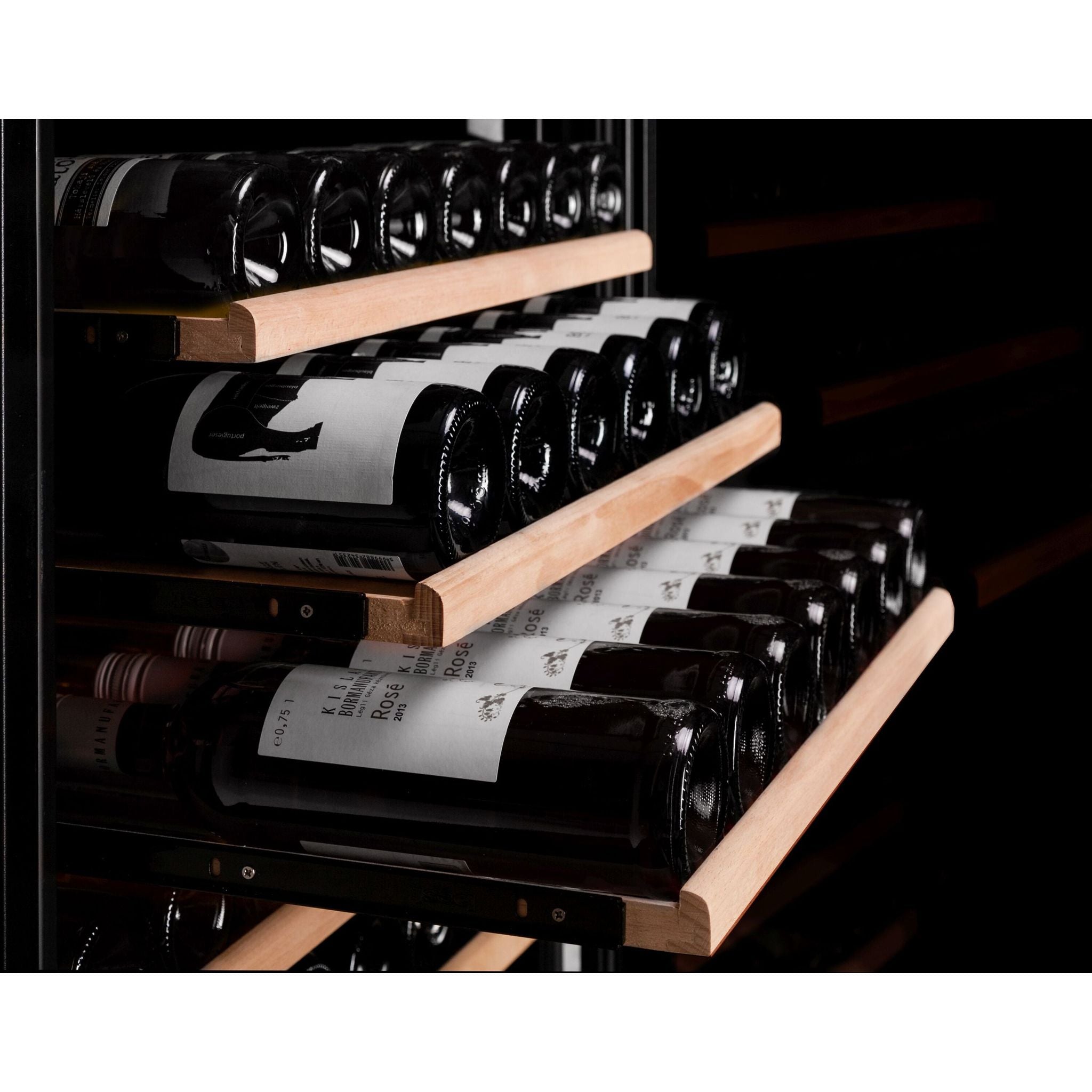 Dunavox GRANDE-108 - 600mm - Dual Zone - 108 Bottle - Built In / Freestanding - Shallow Depth- Tall Wine Cooler - DX-108.330DSS