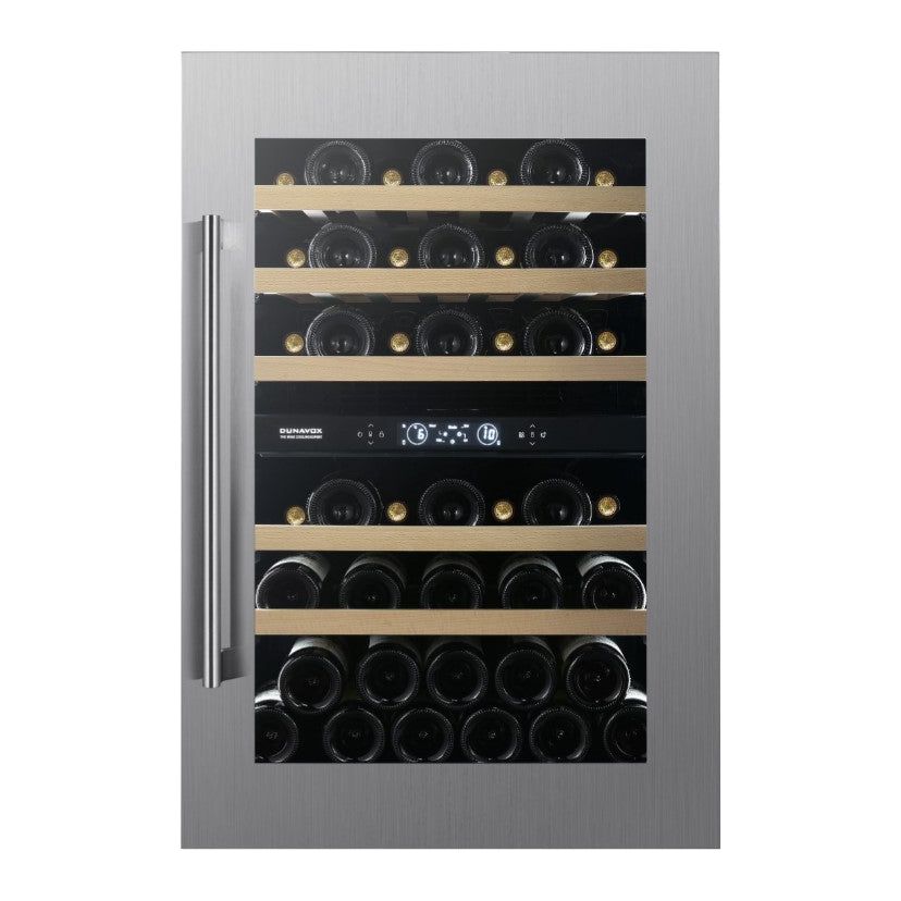 Dunavox Spirit-44 - Dual Zone 44 Bottle - Integrated Wine Cooler - DVS-44.120DSS