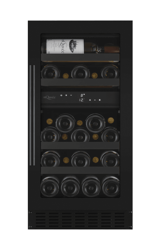 mQuvée - 400mm - Undercounter - WineCave 700 40D All Black