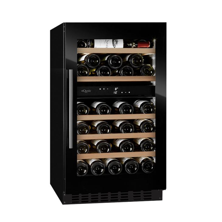 mQuvée - 500mm - Undercounter - WineCave 800 50D Fullglass Black