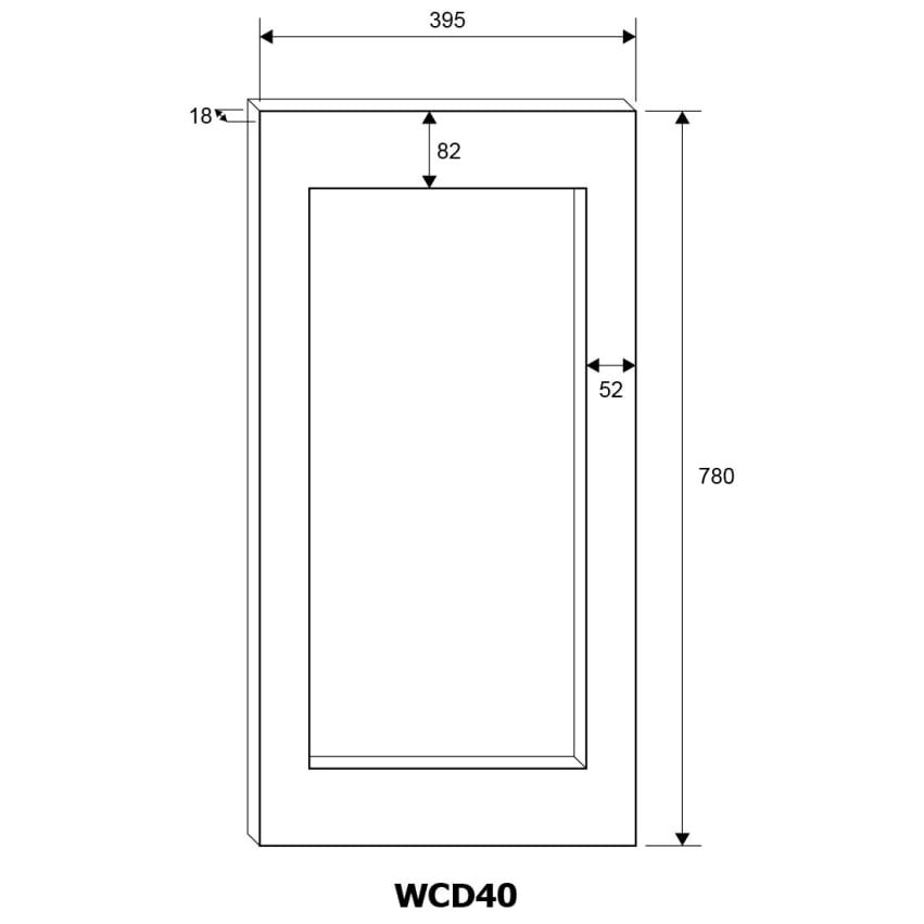 mQuvée - 400mm - Undercounter Wine Fridge - WineCave 780 40D Panel Ready