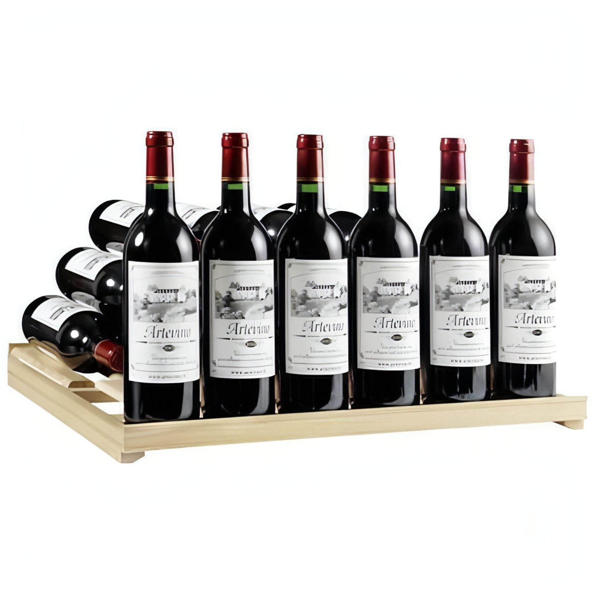 Artevino Oxygen - 230 Bottle Single Zone Wine Cabinet OXG1T230NVND - Glass Door