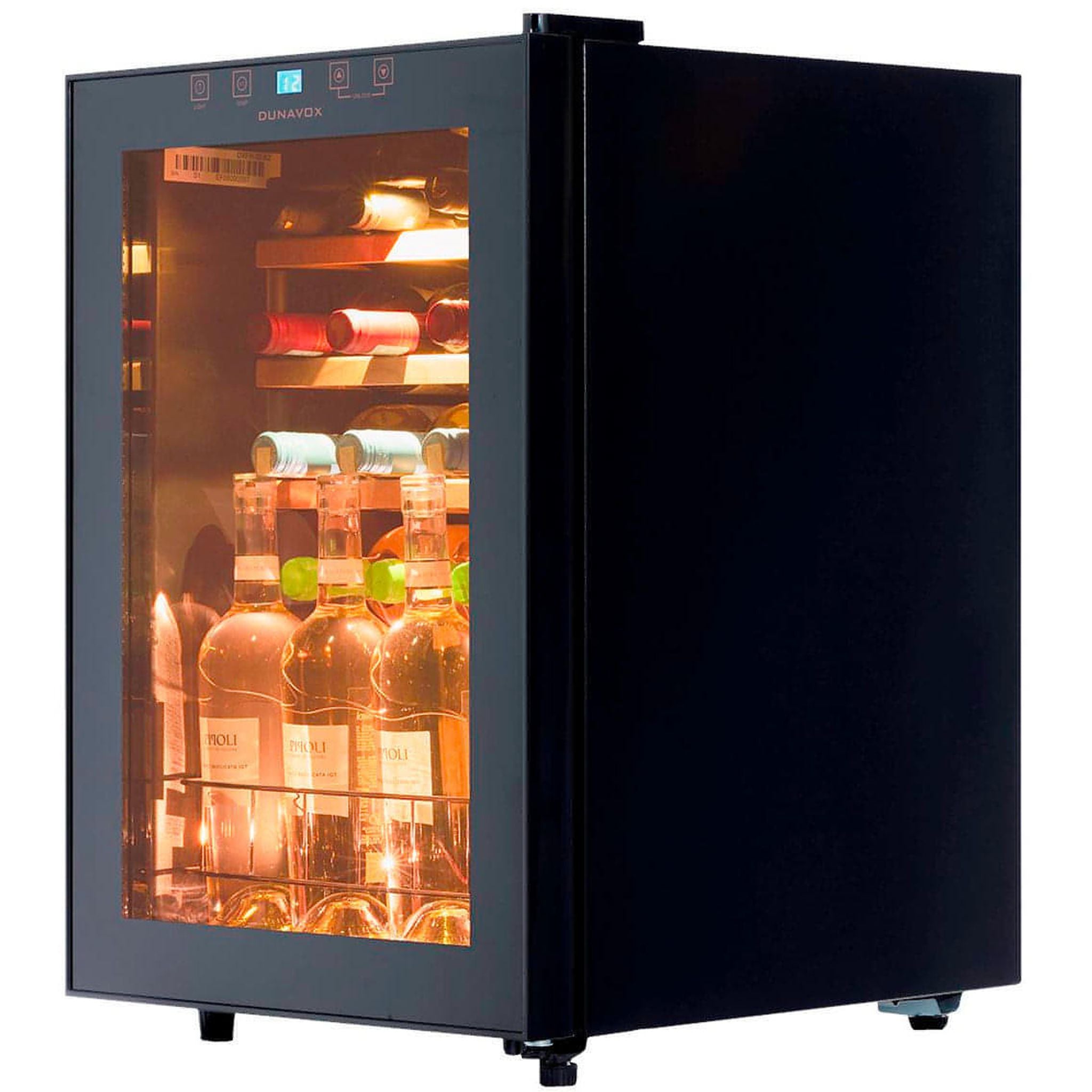 Dunavox HOME-20 - Single Zone 20 Bottle - Freestanding Wine Cooler - DXFH-20.62