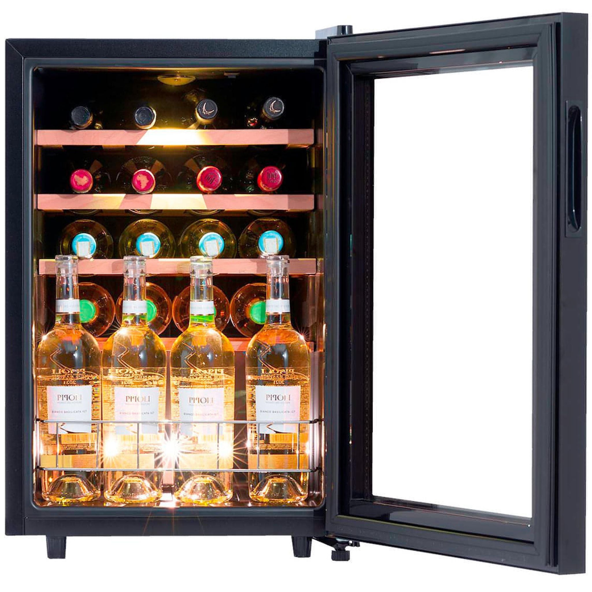 Dunavox HOME-20 - Single Zone 20 Bottle - Freestanding Wine Cooler - DXFH-20.62