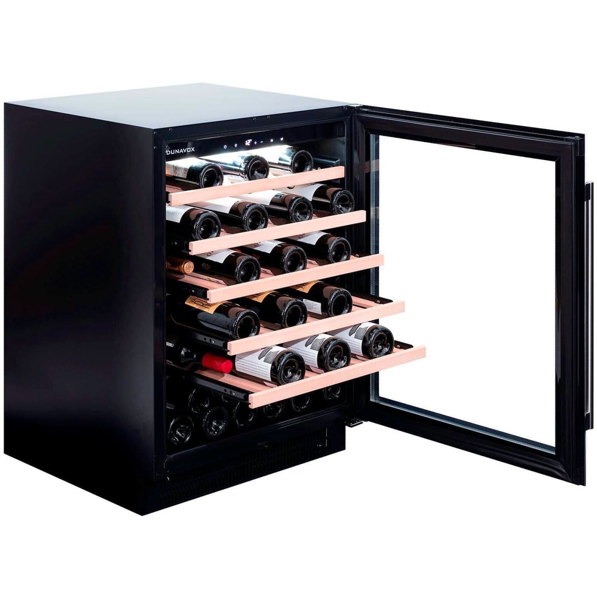 Dunavox FLOW-46 - 600mm - 40 Bottle - Built In Undercounter Wine Fridge - DAUF-46.138B