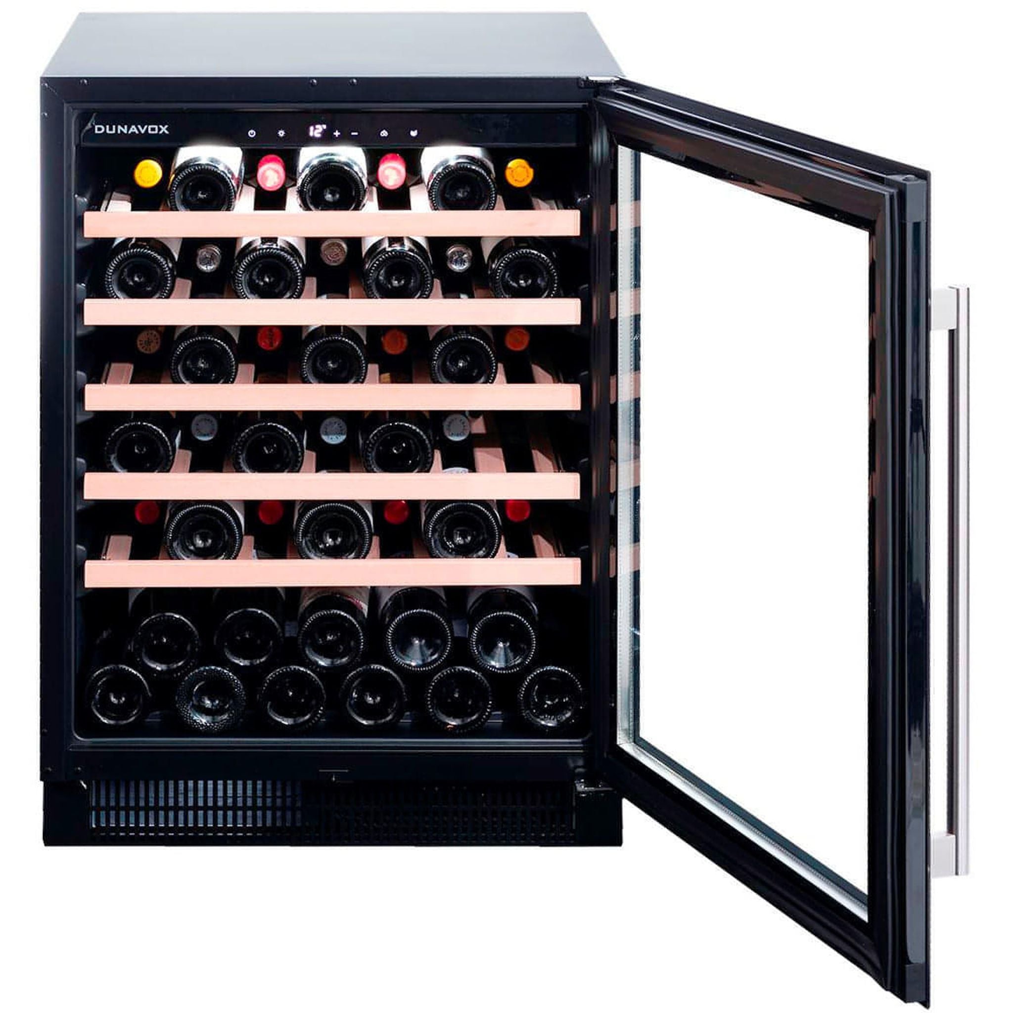 Dunavox FLOW-46 - 600mm - 40 Bottle - Built In Undercounter Wine Fridge - DAUF-46.138B