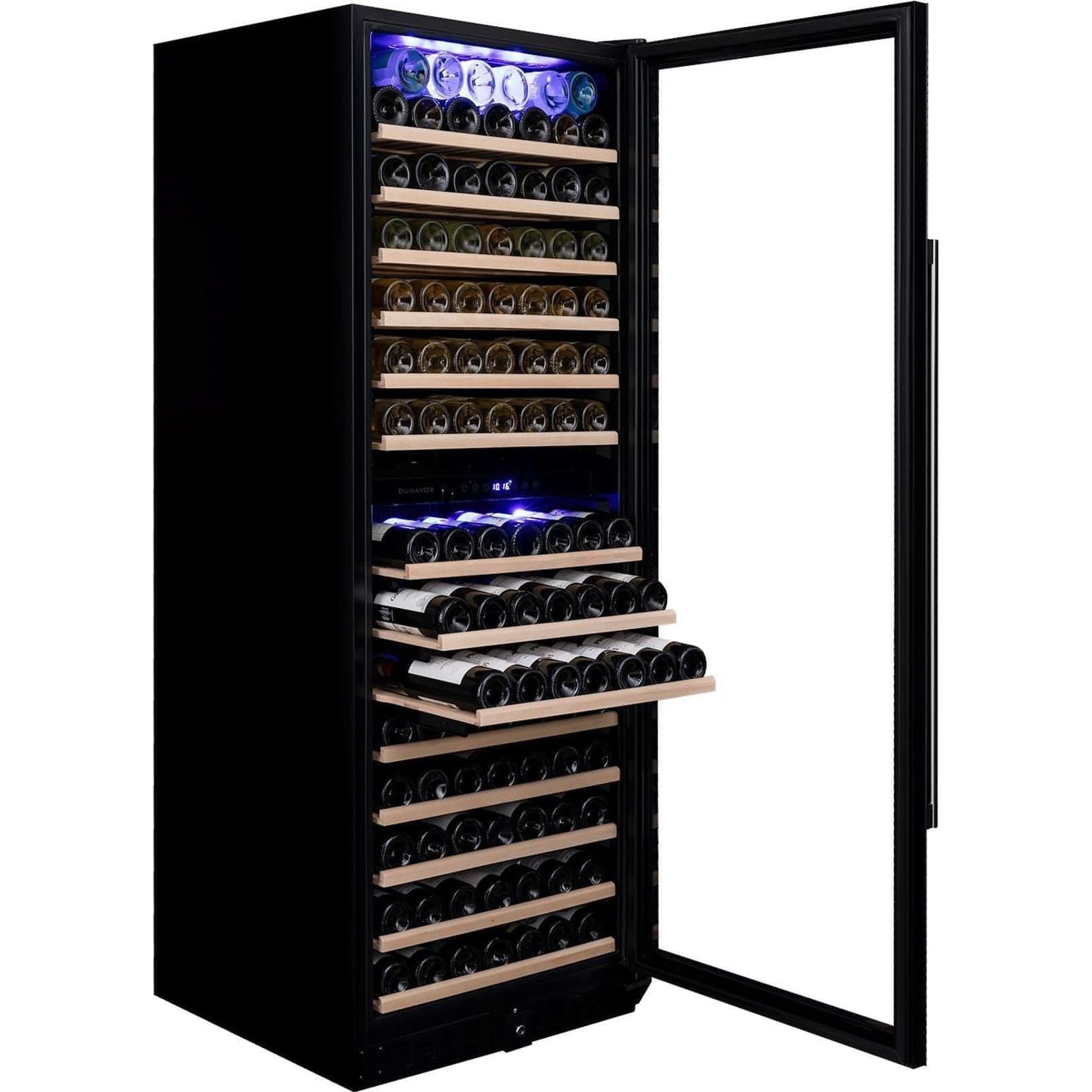Dunavox GRANDE-181 - 655mm Width - Dual Zone 181 Bottle - Built In / Freestanding Wine Cooler - DX-181.490SDSK