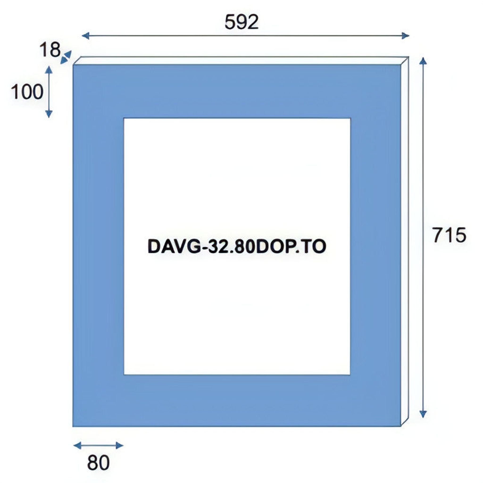 Dunavox GLANCE-32 - Dual Zone 32 Bottle -Fully Integrated Wine Cooler - DAVG-32.80DOP.TO