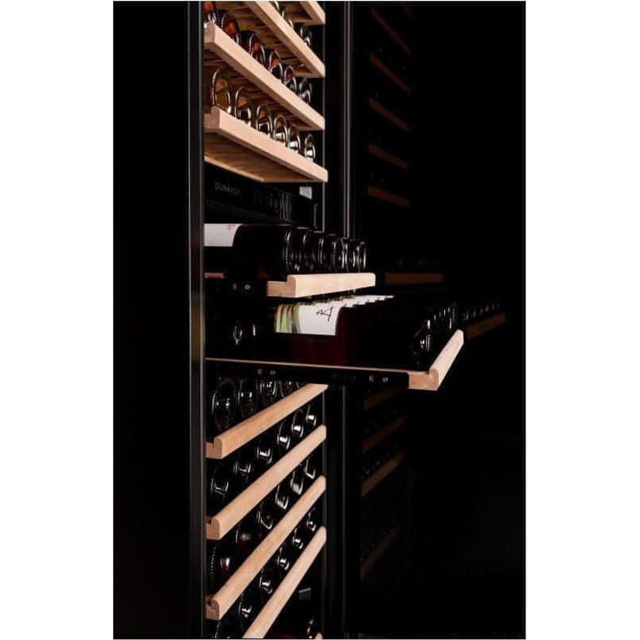 Dunavox GRANDE-166 - 600mm Dual Zone - 166 Bottle - Built In / Freestanding - Tall Wine Cooler - DX-166.428DBK