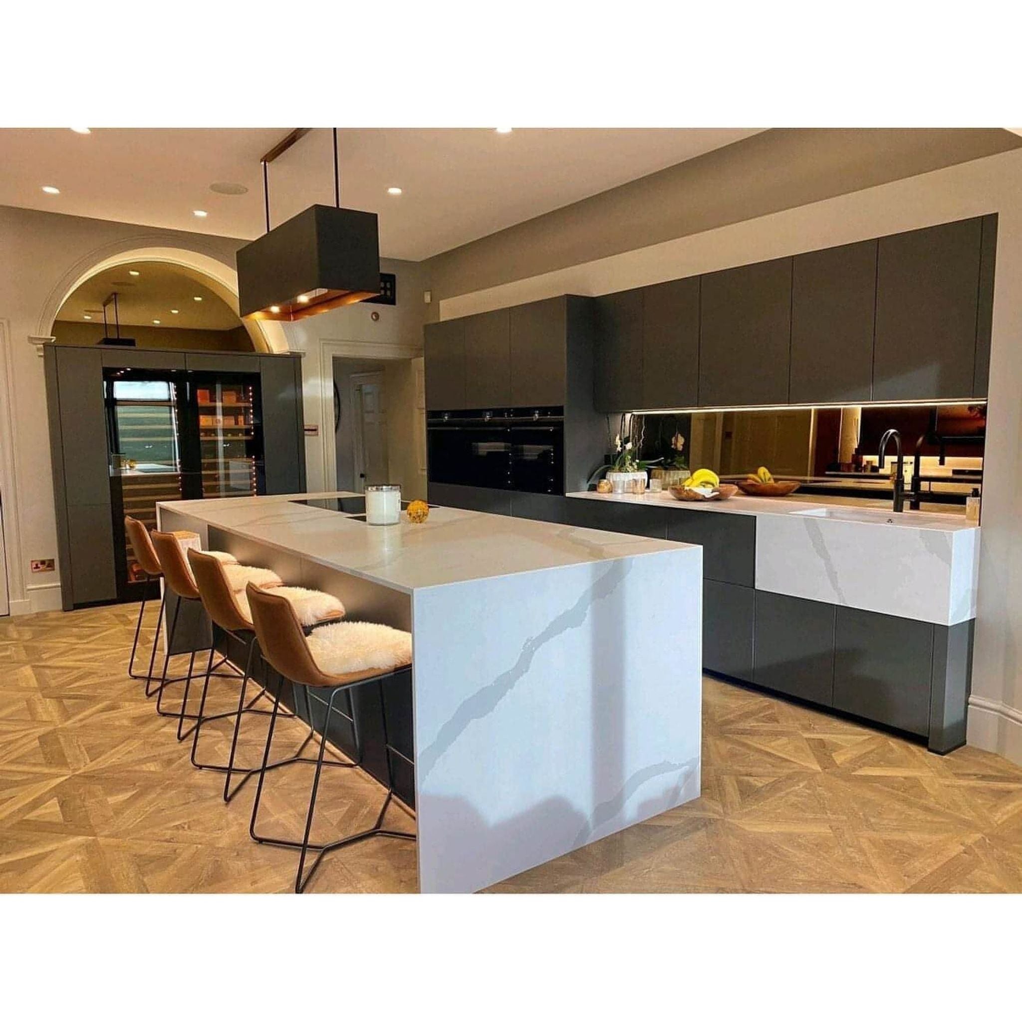 Dunavox GLANCE-114 - Dual Zone 114 Bottle - Integrated Wine Cooler - DAVG-114.288DB.TO