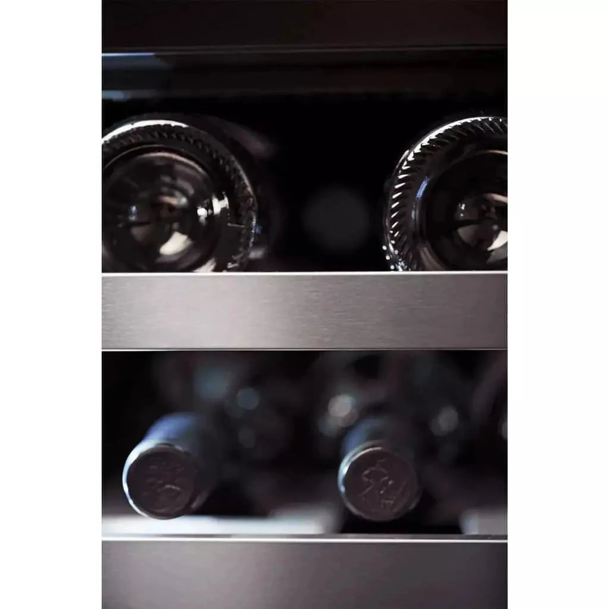 mQuvée - 600mm - Undercounter - WineCave 700 60D Fullglass Black - Push/Pull