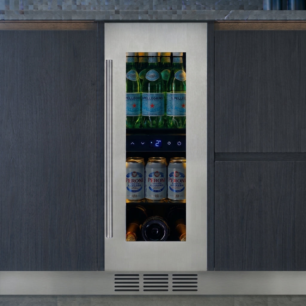CELLA - 300mm - Undercounter Drinks Fridge - Single Zone - BV18-SSH