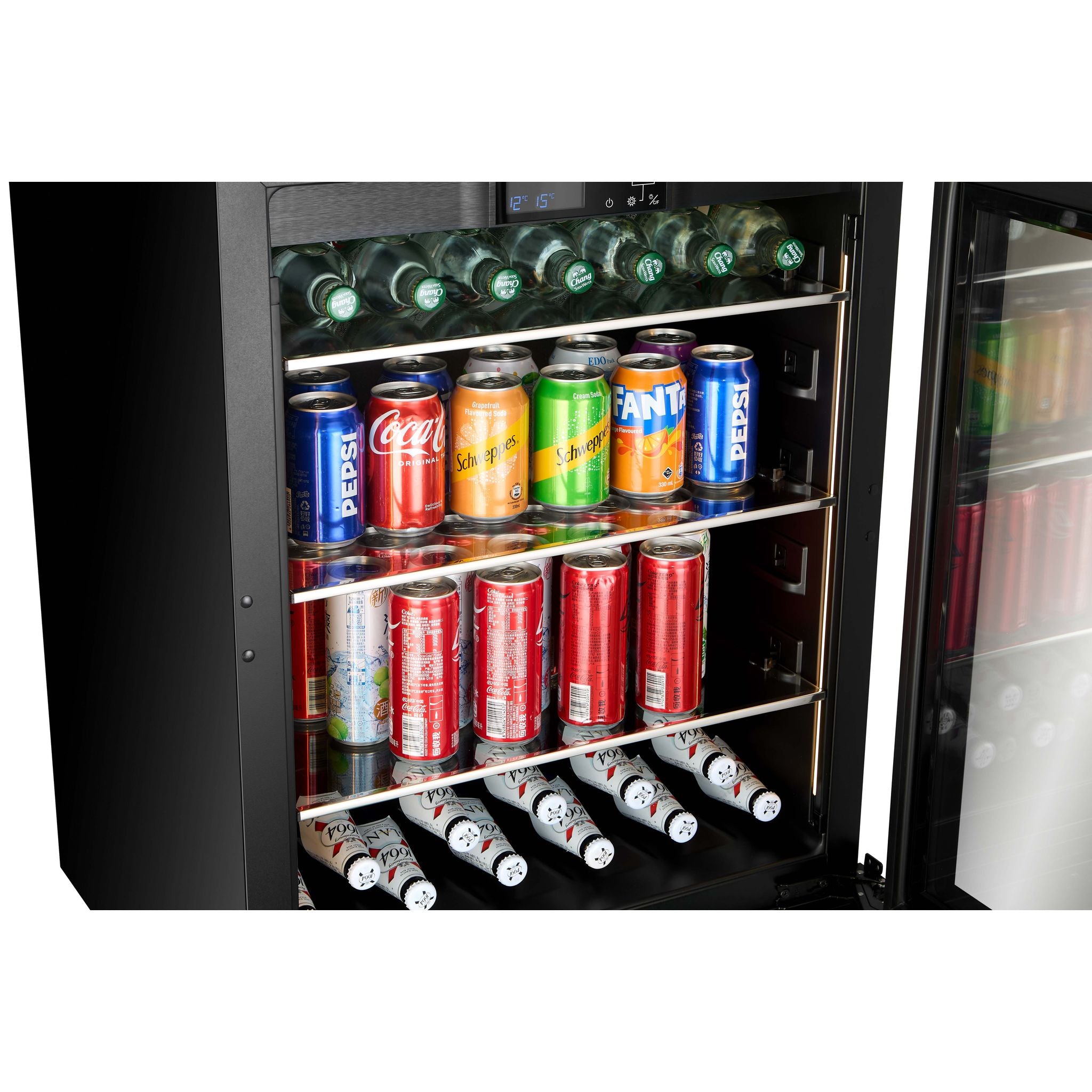 CELLA - 141 Can / 127L Beverage Cooler - BV46S-BLACK