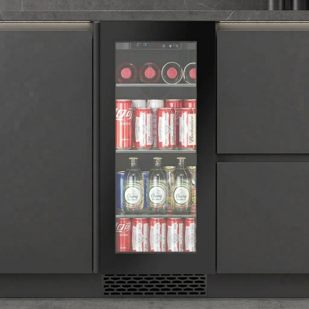 NØVA - 40cm Wide Undercounter Beverage Cooler - BVU40S