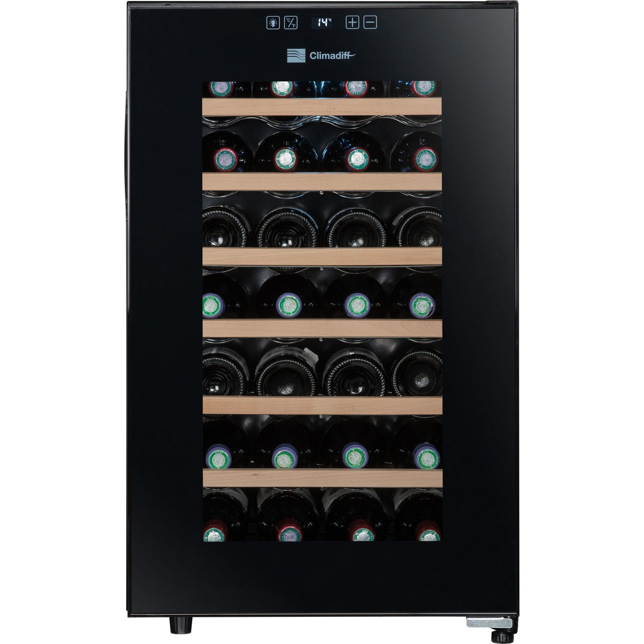 Climadiff - 28 Bottle Freestanding Wine Cooler CC28F